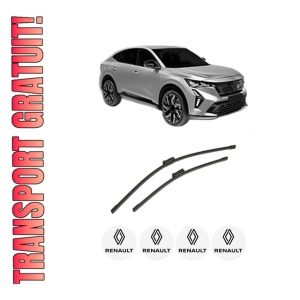 Set stergatoare auto RENAULT RAFALE Coupe (DGM_) din 2023, pentru parbriz auto, 2 bucati, Bosch Aerotwin, din cauciuc siliconat rezistent, 4 Stickere Auto RENAULT