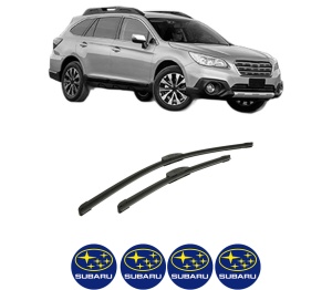 Set stergatoare auto SUBARU OUTBACK (BS) din 2015, pentru parbriz auto, 2 bucati, Bosch Aerotwin Retrofit, din cauciuc siliconat rezistent, 4 Stickere Auto SUBARU - Img 2