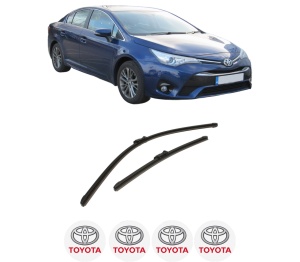 Set stergatoare auto TOYOTA AVENSIS Saloon (_T27_) din 2008-2018, pentru parbriz auto, 2 bucati, Bosch Aerotwin, din cauciuc siliconat rezistent, 4 Stickere Auto TOYOTA - Img 2