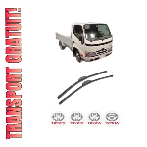 Set stergatoare auto TOYOTA DYNA 400 Platform/Chassis (BU_, XZU_) din 2003-2006, pentru parbriz auto, 2 bucati, Bosch Aerotwin Retrofit, din cauciuc siliconat rezistent, 4 Stickere Auto TOYOTA