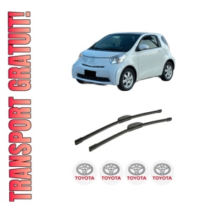 Set stergatoare auto TOYOTA IQ (_J1_) din 2009-2015, pentru parbriz auto, 2 bucati, Bosch Aerotwin Retrofit, din cauciuc siliconat rezistent, 4 Stickere Auto TOYOTA