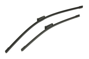 Set stergatoare auto Volkswagen T-CROSS (C11, D31) din 2018-2020, pentru parbriz auto, 2 bucati, Bosch Aerotwin, din cauciuc siliconat rezistent, 4 Stickere Auto Volkswagen - Img 3
