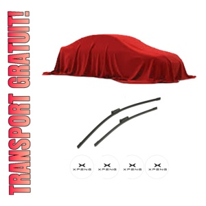 Set stergatoare auto XPENG G9 din 2022, pentru parbriz auto, 2 bucati, Bosch Aerotwin, din cauciuc siliconat rezistent, 4 Stickere Auto XPENG