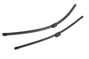 Set stergatoare BMW Seria 3 Touring (E91) din 2004-2012, pentru parbriz auto, 2 bucati, Valeo Silencio Xtrm, din cauciuc siliconat rezistent, 4 Stickere Auto BMW Seria v40376