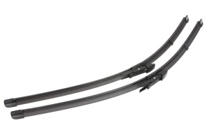 Set stergatoare BMW Seria 6 (E63) din 2003-2010, pentru parbriz auto, 2 bucati, Valeo Silencio Xtrm, din cauciuc siliconat rezistent, 4 Stickere Auto BMW Seria v40544