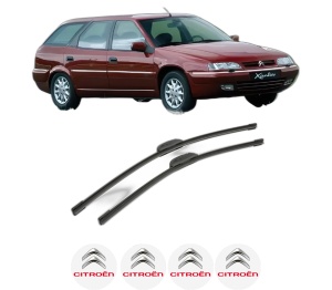 Set stergatoare CITROEN XANTIA Estate Van (X2_) din 1997-2003, pentru parbriz auto, 2 bucati, Bosch Aerotwin Retrofit, din cauciuc siliconat rezistent, 4 Stickere Auto CITROEN v45095