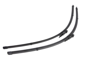 Set stergatoare FORD USA EDGE din 2014-2021, pentru parbriz auto, 2 bucati, Valeo Silencio, din cauciuc siliconat rezistent, 4 Stickere Auto FORD USA v35696