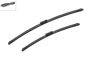Set stergatoare JAGUAR I-PACE (X590) din 2018-2020, pentru parbriz auto, 2 bucati, Bosch Aerotwin, din cauciuc siliconat rezistent, 4 Stickere Auto JAGUAR - Img 2