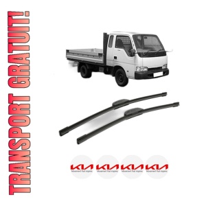 Set stergatoare KIA K2700 (SD) din 1999, pentru parbriz auto, 2 bucati, Bosch Aerotwin Retrofit, din cauciuc siliconat rezistent, 4 Stickere Auto KIA
