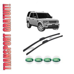 Set stergatoare LAND ROVER DISCOVERY IV VAN (L319) din 2011-2017, pentru parbriz auto, 2 bucati, Bosch Aerotwin Retrofit, din cauciuc siliconat rezistent, 4 Stickere Auto LAND ROVER