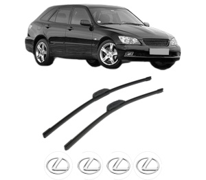 Set stergatoare LEXUS IS SportCross (_E1_) din 2001-2002, pentru parbriz auto, 2 bucati, Bosch Aerotwin Retrofit, din cauciuc siliconat rezistent, 4 Stickere Auto LEXUS v47115