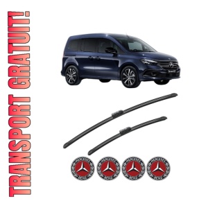 Set stergatoare MERCEDES-BENZ EQT (W420) din 2023, pentru parbriz auto, 2 bucati, Bosch Aerotwin, din cauciuc siliconat rezistent, 4 Stickere Auto MERCEDES-BENZ
