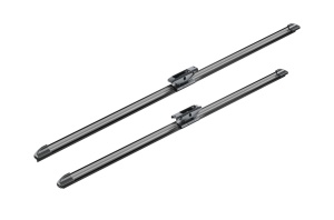 Set stergatoare RENAULT SCENIC III VAN (JZ0/1_) din 2009-2013, pentru parbriz auto, 2 bucati, Bosch Aerotwin, din cauciuc siliconat rezistent, 4 Stickere Auto RENAULT v54344