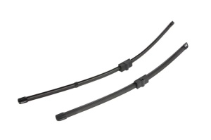 Set stergatoare Volkswagen JETTA III (1K2) din 2004-2010, pentru parbriz auto, 2 bucati, Valeo Silencio Xtrm, din cauciuc siliconat rezistent, 4 Stickere Auto Volkswagen v40100