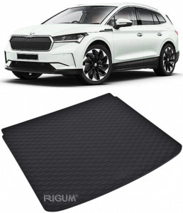 Skoda Enyaq Tavita pentru portbagaj din cauciuc, compatibila Skoda Enyaq iV fabricatie 04.2021 - 01.2022, caroserie suv, portbagaj inferior si superior accesorii pentru autoturismul tau - masina v112317