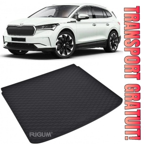 Skoda Enyaq Tavita pentru portbagaj din cauciuc, compatibila Skoda Enyaq iV fabricatie 04.2021 - 01.2022, caroserie suv, portbagaj inferior si superior
