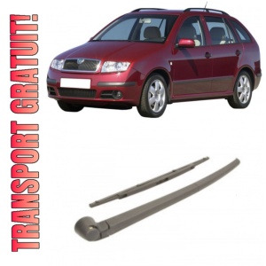 Skoda Fabia I Brat stergator pentru luneta spate cu lamela 365 mm, compatibil cu Skoda Fabia I Combi fabricat intre 2000-2007, calitate extra