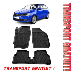 Skoda Fabia III (2014 - prezent) Set covorase auto cauciuc G.Modern Line 3D transport gratuit