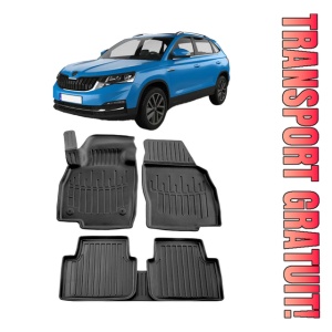 Skoda Kamiq (2019-2025) Set Covorase auto tip tavita din cauciuc Premium Umbrella