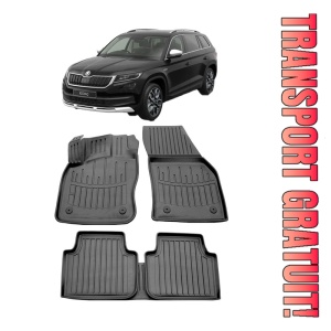Skoda Kodiaq (2016-2024) Set covorase auto cauciuc G.Modern Line 3D