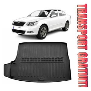 Skoda Octavia II (A5) Liftback (2004-2013) Tavita cauciuc pentru protectie portbagaj dedicata pentru SKODA Octavia II Transport Gratuit