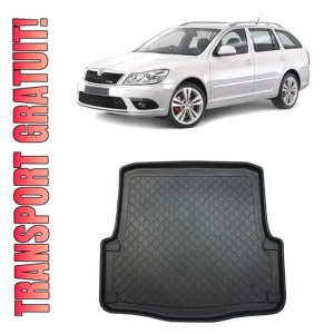 Skoda Octavia II Combi din 2004 - 04.2013, Tavita Pentru Portbagaj Lux Premium Dedicata, Portbagaj Inferior *1