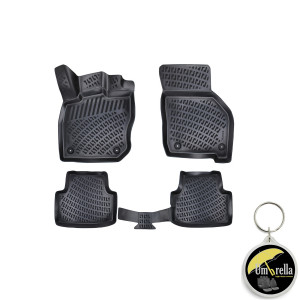 Skoda Octavia IV 2020- Set 4 covorase auto din cauciuc tip tavita premium line 3D accesorii pentru autoturismul tau - masina v243450