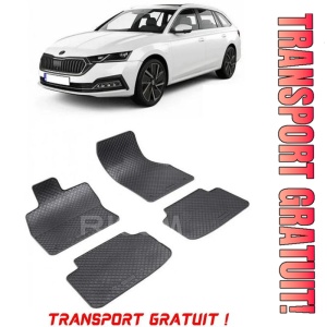 Skoda Octavia IV fabricat din 06.2020 - Prezent, Combi, set covorase auto dedicate, din cauciuc 100% Premium - Transport Gratuit