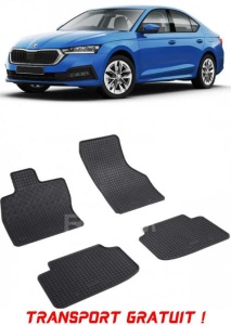 Skoda Octavia IV, Hatchback, fabricat din 06.2020 - Prezent, set covorase auto dedicate, din cauciuc 100% Premium - Transport Gratuit accesorii pentru autoturismul tau - masina v37788