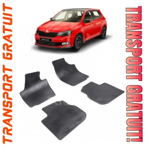 Skoda Rapid fabricat din 10.2012 - 03.2019, Combi, set covorase auto dedicate, din cauciuc 100% Premium