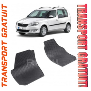 Skoda Roomster, Van, fabricat din 07.2006 - 04.2015, 2 Locuri, set covorase auto dedicate, din cauciuc 100% Premium