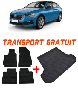 Skoda Scala din 04.2019 - Prezent Hatchback *1 , Set Covorase + tavita portbagaj auto accesorii pentru autoturismul tau - masina v460