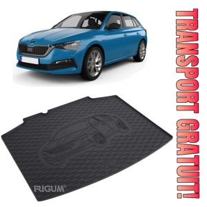 Skoda Scala din 04.2019 - Prezent Hatchback Portbagaj Inferior *3, Tavita Pentru Portbagaj Lux Premium Dedicata,
