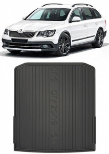 Skoda Superb III din 09.2015 - Prezent Combi Portbagaj Inferior *2, Tavita Pentru Portbagaj Lux Premium Dedicata, accesorii pentru autoturismul tau - masina v180685
