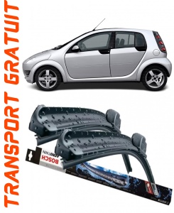 Smart Fortwo Set 2 stergatoare parbriz pentru parbriz compatibile cu Smart Fortwo fabricat in perioada 2004 - 2007, breloc Hella (52.5 cm / 52.5 cm) accesorii pentru autoturismul tau - masina v117982