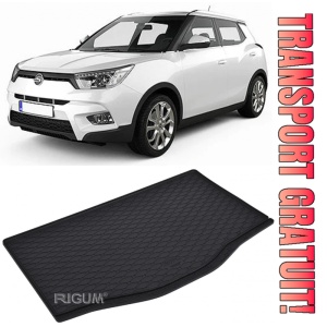 Ssang Yong Tavita pentru portbagaj din cauciuc, compatibila Ssang Yong Tivoli fabricatie 03.2015 - 2019, caroserie suv, portbagaj inferior si superior