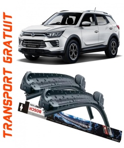 Ssangyong Korando Set 2 stergatoare parbriz Bosch Bosch Aerotwin 60 cm/45 cm compatibile cu Ssangyong Korando (C300) din 2021 (60 cm / 45 cm) accesorii pentru autoturismul tau - masina v122513