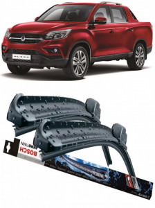 Ssangyong Musso Set 2 stergatoare parbriz Bosch Bosch Aerotwin 65 cm/47.5 cm compatibile cu Ssangyong Musso (Qk) din 2018 (65 cm / 47.5 cm) accesorii pentru autoturismul tau - masina v126305