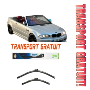 Stergatoare Bmw 3 Convertible Set 2 stergatoare parbriz Valeo 600/475mm pentru Bmw 3 Convertible (E46) (2000-2007) (55 cm / 47.5 cm)