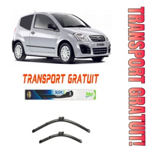 Stergatoare Citroen C2 Set 2 stergatoare parbriz Valeo 60 cm/45 cm pentru Citroen C2 Enterprise (Jg_) din 2003-2009 (60 cm / 45 cm)