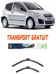 Stergatoare Citroen C2 Set 2 stergatoare parbriz Valeo pentru Citroen C2 2003-2009 (60 cm / 45 cm) accesorii pentru autoturismul tau - masina v21494