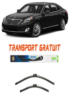 Stergatoare Hyundai Centennial|Equus Set 2 stergatoare parbriz Valeo 60 cm/47.5 cm pentru Hyundai Equus / Centennial (VI) din 2009 (60 cm / 47.5 cm) accesorii pentru autoturismul tau - masina v7352