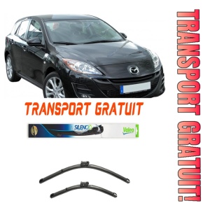 Stergatoare Mazda 3 Set 2 stergatoare parbriz Valeo 53 cm/47.5 cm pentru Mazda 3 (Bk) din 2003-2009 (53 cm / 47.5 cm)