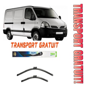 Stergatoare Nissan Interstar Bus Set 2 stergatoare parbriz Valeo 60 cm/60 cm pentru Nissan Interstar Bus (X70) din 2002-2011 (60 cm / 60 cm)
