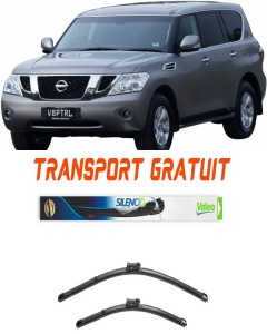 Stergatoare Nissan Patrol Set 2 stergatoare parbriz Valeo 60 cm/45 cm pentru Nissan Patrol VI (Y62) din 2010 (60 cm / 45 cm) accesorii pentru autoturismul tau - masina v9992