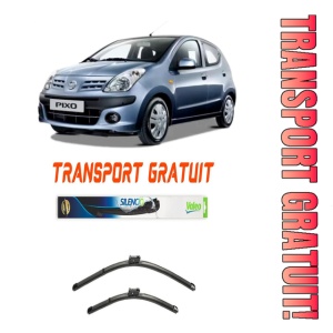 Stergatoare Nissan Pixo Set 2 stergatoare parbriz Valeo 55 cm/34 cm pentru Nissan Pixo (Ua0) din 2009 (55 cm / 34 cm)