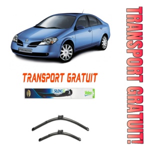 Stergatoare Nissan Primera Hatchback Set 2 stergatoare parbriz Valeo 60 cm/53 cm pentru Nissan Primera Hatchback (P12) din 2002-2008 (60 cm / 53 cm) - Img 1