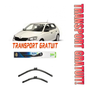 Stergatoare Skoda Fabia III Set 2 stergatoare parbriz Valeo 600/475mm pentru Skoda FABIA III (NJ3) (2014-2021) (60 cm / 40 cm)