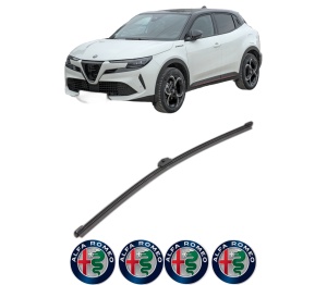 Stergator lamela spate ALFA ROMEO JUNIOR (626_, 627_) din 2024, pentru luneta auto, Valeo Silencio Xtrm, din cauciuc siliconat rezistent, 4 Stickere Auto ALFA ROMEO v18040