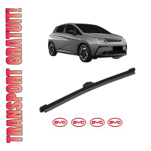 Stergator lamela spate BYD DOLPHIN din 2021, pentru luneta auto, Valeo Silencio, din cauciuc siliconat rezistent, 4 Stickere Auto BYD